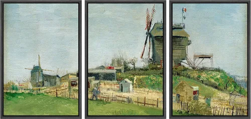 Miniatura 13 de Lienzo decorativo para pared - cuadro con estampado Giclée para decoración del hogar Noche estrellada sobre el Ródano