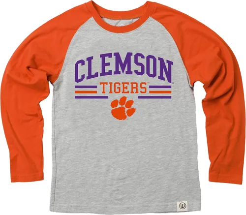 Miniatura 5 de Wes and Willy NCAA playera raglán de manga larga para niños