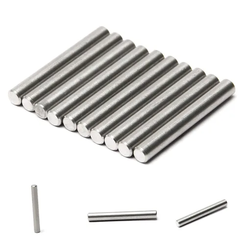 Miniatura 30 de MroMax 100 pasadores cilíndricos de acero inoxidable 304 M1.0.197 x 0.236 in, clavijas de soporte de estante para dispositivos metálicos