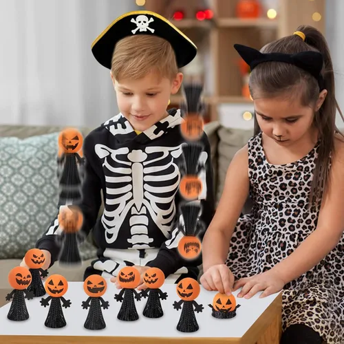 Miniatura 4 de Juguetes de fiesta de Halloween para niños y niñas – 24 piezas de juguete lanzador de primavera para saltar, juguete novedoso y animoso, premios