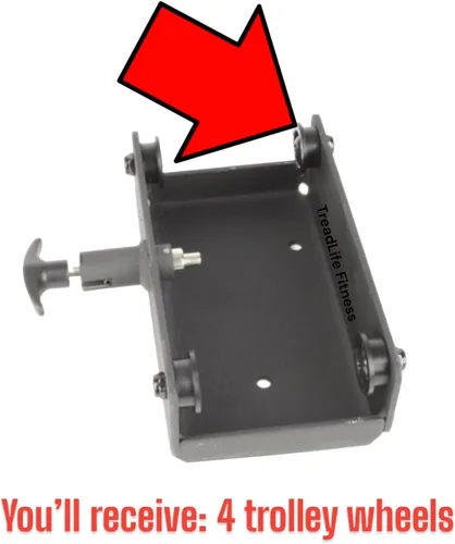 Miniatura 2 de Ruedas de carro (paquete de 4) de repuesto para Bowflex Power Pro XTL, Motivator 1, Ultimate 1 - (4 ruedas)