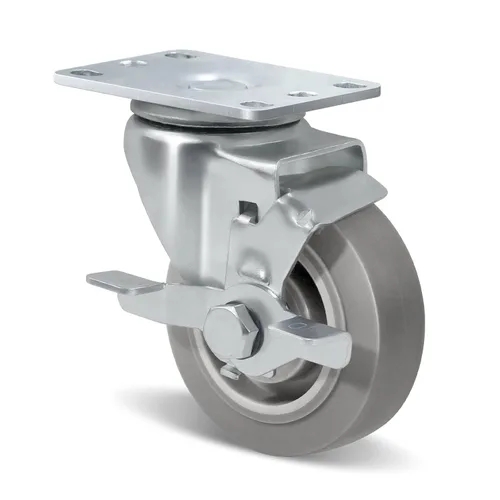 Miniatura 55 de Ruedas de Carretilla Ninoso, Juego de 4 Ruedas Industriales de Alta Resistencia de 4" con Capacidad de Carga de 1200 Libras, Ruedas para Carro