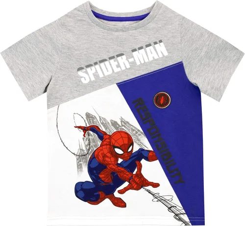 Miniatura 2 de Marvel Conjunto de camiseta y pantalones cortos Spiderman para niños