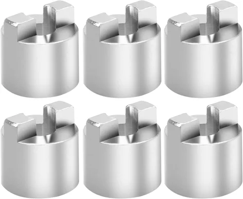 ShareGoo - Paquete de 6 conectores de latón a control remoto para perros, horquilla de remo de 0.125 in/0.157 in/0.197 in/0.250 in para accesorios