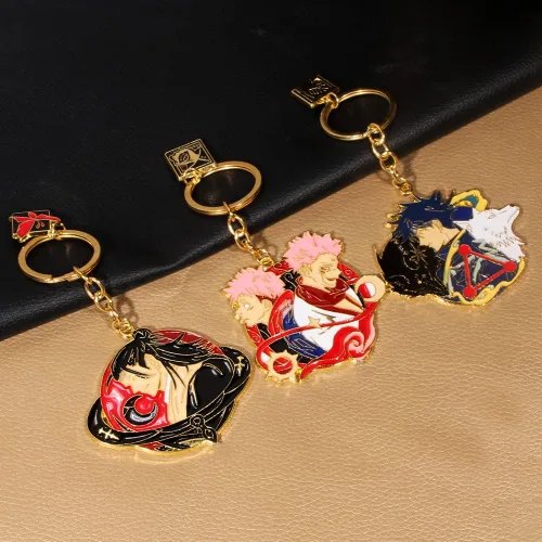 Miniatura 3 de SONGCHANGJEWELRY JJK - Llavero Satoru Figura de anime esmaltado Llavero de joyería para hombres y mujeres