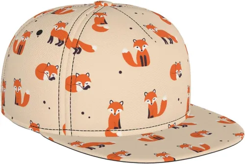 Miniatura 26 de Cartoon Animal Baseball Cap for Men Women Classic Snapback Hip Hop Flat Bill Brim Adjustable Visor Beach Trucker Hat