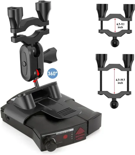 Miniatura 5 de SDSACZMU Soporte para detector de radar, detector de radar de coche, soporte de varilla de espejo retrovisor, compatible con Valentine V1 Gen1