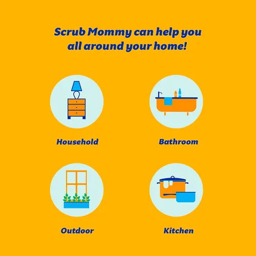 Miniatura 5 de Scrub Daddy Scrub Mommy Special Edition Pets Cat - Esponja multiusos para platos sin arañazos, sin BPA y fabricada con espuma de polímero, esponja
