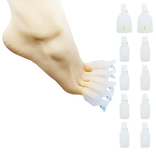 Miniatura 13 de Kit de removedor de esmalte de uñas de gel con 10 clips de removedor de esmalte de uñas rosa con tapa, botella dispensadora, empujador de cutículas
