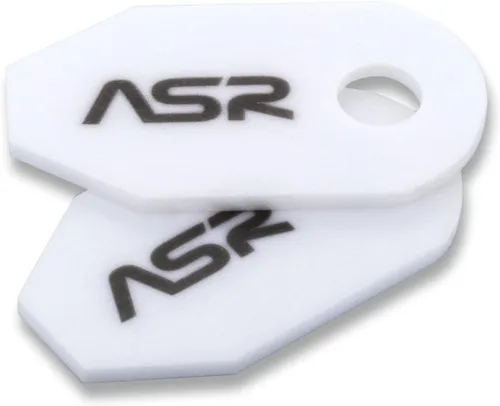 ASR Outdoor Paquete de 2 Micro EDC Cerámica Striker Survival Fire Starter - Herramienta de supervivencia de emergencia Crea chispas Blanco