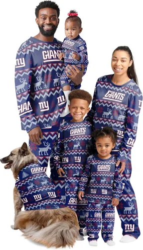 Miniatura 31 de FOCO NFL womens Nfl Team Ugly Pattern Matching Set Family Holiday Pajamas