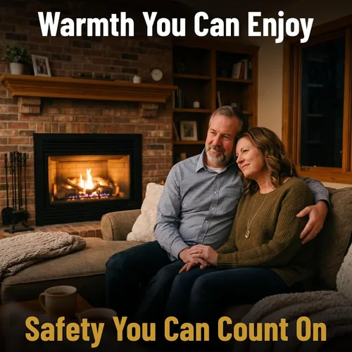 Miniatura 5 de Midwest Hearth Abrazadera de amortiguador de chimenea Abrazadera de tope de combustión para troncos de gas Aprobado por la FHA Incluye 2