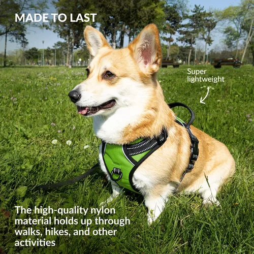 Miniatura 5 de CollarDirect Arnés reflectante sin tirones para perro, con asa y clip frontal, chaleco acolchado suave ajustable para perros pequeños a grandes