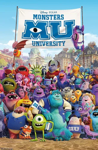 Miniatura 10 de Trends International Disney Pixar Monsters University - One Sheet Wall Poster, 14.725" x 22.375", Barnwood Framed Version