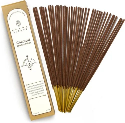 Miniatura 24 de Bakhoor - Varitas de incienso orgánicas sumergidas a mano, 100 varillas con hierbas naturales e ingredientes aromáticos, tiempo de combustión de 45