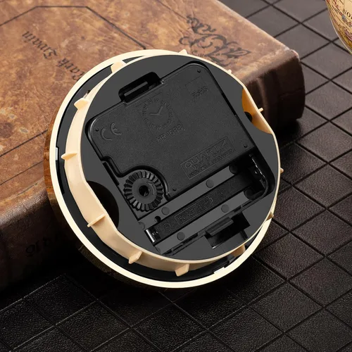 Miniatura 2 de Hicarer Reloj de cuarzo de 90 mm (3 1/2 pulgadas) con inserción/ajuste con número arábigo (dorado)