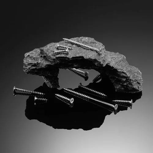 Miniatura 7 de Tornillos para paneles de yeso #8 x 3/4", 100 tornillos de madera autorroscantes rápidos de acero al carbono, cabeza plana SG TZH