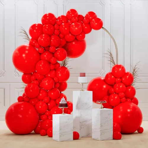 Miniatura 23 de PartyWoo Globos Negros 145 piezas Diferentes Tamaños de 18 12 10 5 Pulgadas Kit de Arco de Globos Negros Guirnalda para Baby Shower Cumpleaños