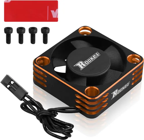 Miniatura 8 de Ventilador de enfriamiento del motor RC Disipador de calor del motor 28000RPM ESC Ventilador de enfriamiento para coche RC 1/8 1/10 1/12 escala 540