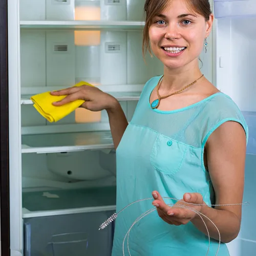 Miniatura 2 de Cepillo de drenaje flexible: herramienta de limpieza de nylon interior extra largo para limpiar plomería/refrigerador/tubo de fregadero 150cm/59inch