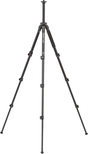 Miniatura 2 de Benro Adventure Trípode de aluminio – Trípode de viaje ligero de 4 secciones con cerraduras abatibles, columna central reversible, pies