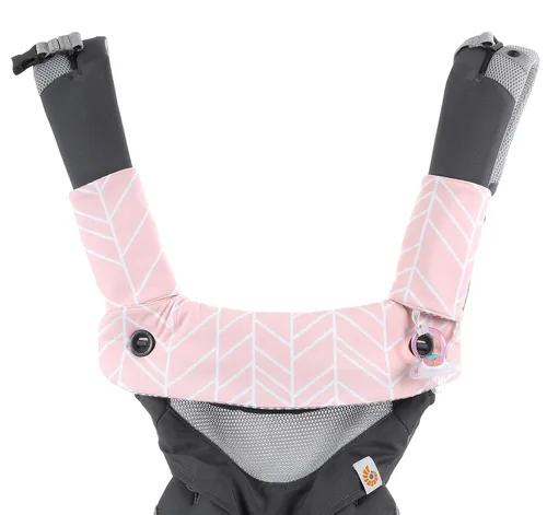 Miniatura 2 de Almohadilla de algodón reversible de alta calidad para babear y dentición, se adapta a Ergobaby en cuatro posiciones 360 + la mayoría de portabebés