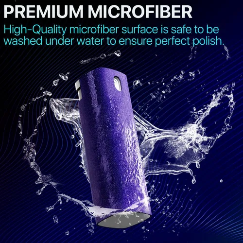 Miniatura 5 de iO CLEAN Mini Spray Limpiador de Pantalla – Limpiador de Pantalla a Prueba de Huellas para Smartphones, iPads, MacBooks, Laptops, Pantallas de Rosa
