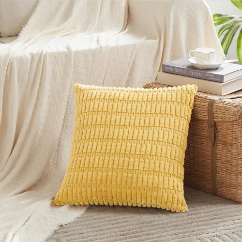 Miniatura 44 de Fancy Homi - Paquete de 2 fundas de almohada decorativas de color taupe de 22 x 22 pulgadas para sala de estar, sofá, cama, estilo rústico, bohemio