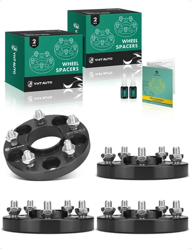 Miniatura 22 de YHTAUTO 5x4.5 Espaciadores de Rueda 1 Pulgada Centrados en Buje, Compatibles con Modelos Nissan e Infiniti, Altima, GTR, G35, M56, Q50 5x114.3 mm