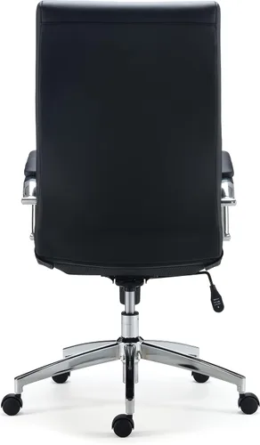 Miniatura 5 de STAPLES Bentura - Silla ergonómica de oficina ejecutiva y gerente, respaldo alto, altura ajustable, cuero regenerado, color negro