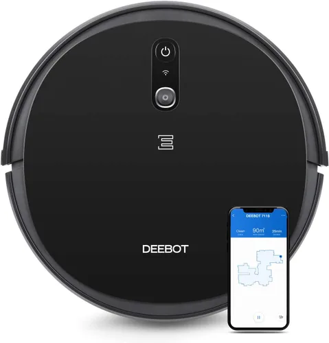 Miniatura 12 de ECOVACS DEEBOT T50 Omni Robot Aspirador y trapeador, 3.19 pulgadas, ultra delgado, succión de 15,000 Pa, ZeroTangle 2.0, limpieza de bordes TruEdge