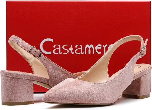 Miniatura 2 de CASTAMERE Sandalias de tacón de bloque medio para mujer