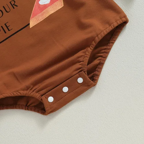 Miniatura 120 de Ropa de Halloween para bebé niña, sudadera con estampado de calabaza, mameluco de burbujas, lindo traje de Acción de Gracias de otoño