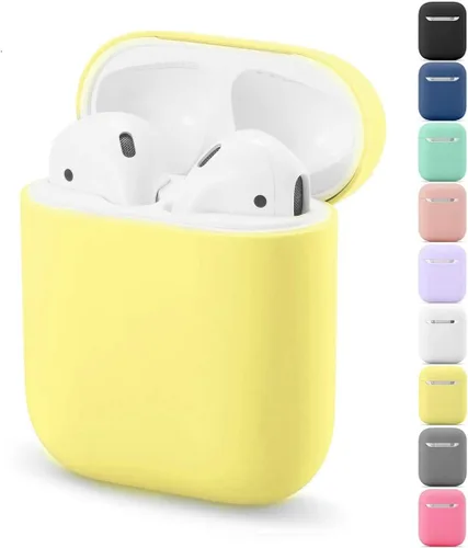 Miniatura 8 de Funda de protección para Airpods Funda de silicona ultrafina compatible con Airpods 1 y AirPods 2 (morado)
