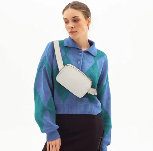 Miniatura 163 de Riñonera cruzada para mujeres y hombres, bolsa para cinturón para senderismo con correa ajustable, riñonera para correr, entrenamiento, deportes