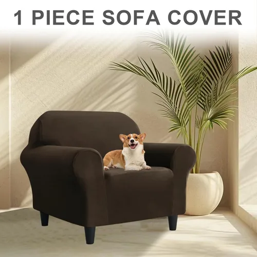 Miniatura 283 de Funda para Sofá de Terciopelo, Fundas Elásticas para Sofá para Funda Principal Separada/Respaldos y Cojines de Asiento, Funda para Sofá, para Fundas