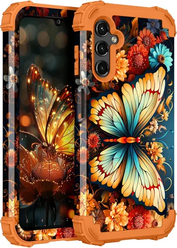 Miniatura 61 de Hocase Funda para Galaxy A37 5G, protección resistente a prueba de golpes, parachoques de goma de silicona suave+funda protectora híbrida