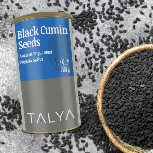 Miniatura 6 de TALYA Semillas de comino negro, 7 oz (200 g) – Semilla antigua de alta calidad, Nigella Sativa, apoyo inmunológico, alta timoquinona, sin gluten