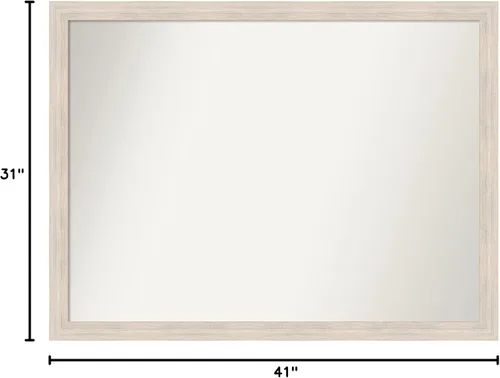 Miniatura 949 de Amanti Art Espejo personalizado, espejo estrecho de baño de oro blanco, espejo de pared o espejo de tocador de baño sobre el fregadero