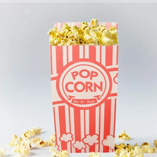 Miniatura 3 de Kit de suministros para máquina de palomitas de maíz, juego de 202 piezas con 200 bolsas de palomitas de maíz de 1 oz, cuchara de acero inoxidable