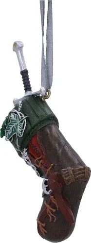 Miniatura 2 de Nemesis Now Lord of The Rings Aragorn - Adorno colgante de calcetín de 3.5 in, resina, con licencia oficial de El Señor de los Anillos, fundido