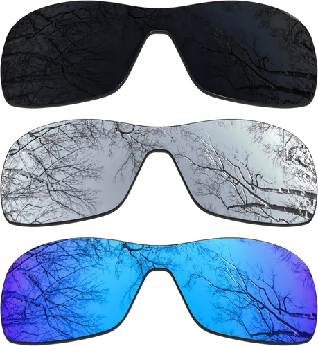 Miniatura 30 de ToughAsNails 3 pares de lentes polarizadas de repuesto para Oakley Antix Pack