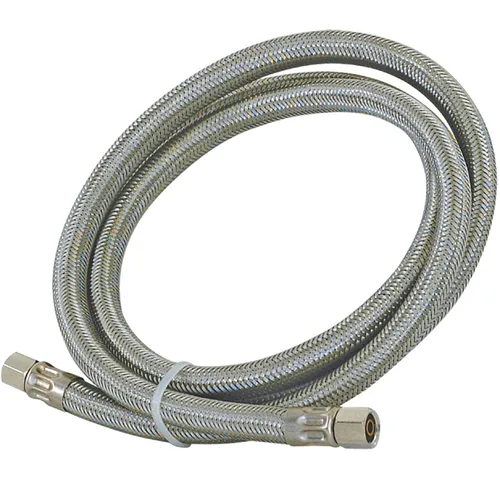 Miniatura 8 de Eastman Conector flexible para máquina de hielo de 20 pies, conexión de compresión de 1/4 pulgadas x 1/4 pulgadas, acero inoxidable trenzado