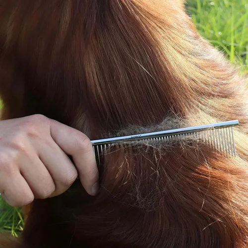 Miniatura 4 de CWXZSTM Peines de acero para mascotas para perros y gatos, herramienta para quitar el pelo enmarañado, peine de desmenuzamiento para mascotas