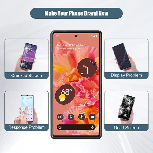 Miniatura 5 de Pantalla digital LCD compatible con Google Pixel 6 GB7N6 G9S9B16 6.4 "pantalla LCD táctil Asamblea (soporte de huellas dactilares)+herramientas