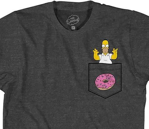 Miniatura 7 de The Simpsons Camiseta con logotipo de Krusty The Clown para hombre con logotipo de Krusty Burger