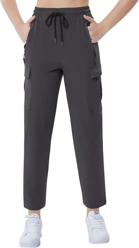 Miniatura 3 de KOJOOIN Womens Hiking Cargo Pants Lightweight Quick Dry with Pockets Joggers Pants Athletic Workout Casual Camping
