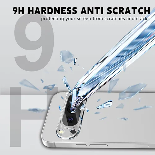 Miniatura 3 de Paquete de 3 protectores de lente de cámara para Google Pixel 9 Pro XL, vidrio templado de dureza 9, protector de pantalla de cámara de alta