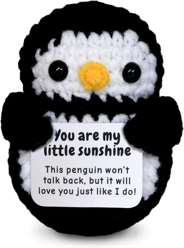 Miniatura 9 de DEYBA Gato de ganchillo de apoyo emocional: animales de ganchillo positivos, regalo inspirador para mujeres, hombres, parejas, amigos, familia