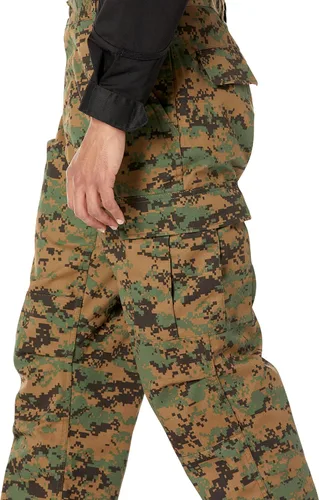 Miniatura 3 de Rothco Camo Tactical BDU (Uniforme de combate)- Pantalones cargo militares, M